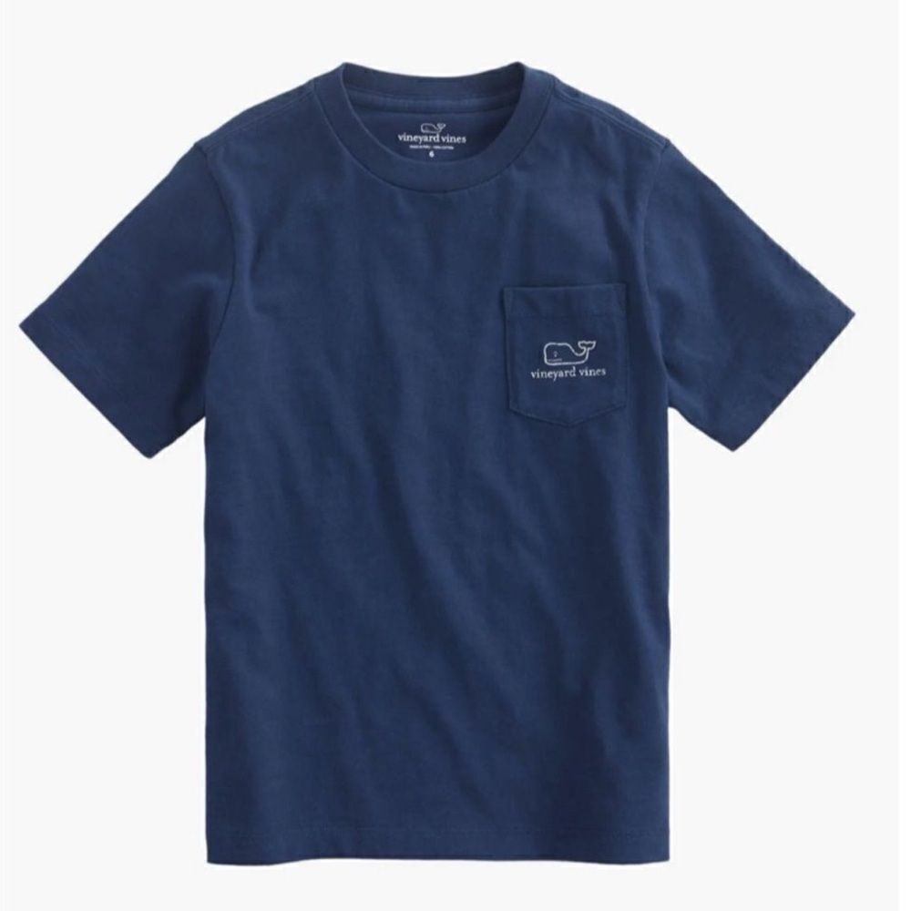 Vineyard Vines Kids Navy Blue Whale T-Shirt